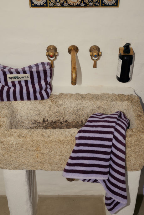 Bongusta - Naram toilettaske, Wine & Lavender Blue - 3 - Jacobsen Plus