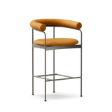 DK3 Baia Counter Stool - Cognac Leather / Black Steel - Jacobsen Plus