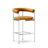 DK3 Baia Counter Stool - Cognac Leather / Chrome - Jacobsen Plus