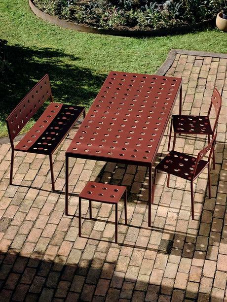 Balcony Stool fra Hay - Iron Red - Jacobsen Plus