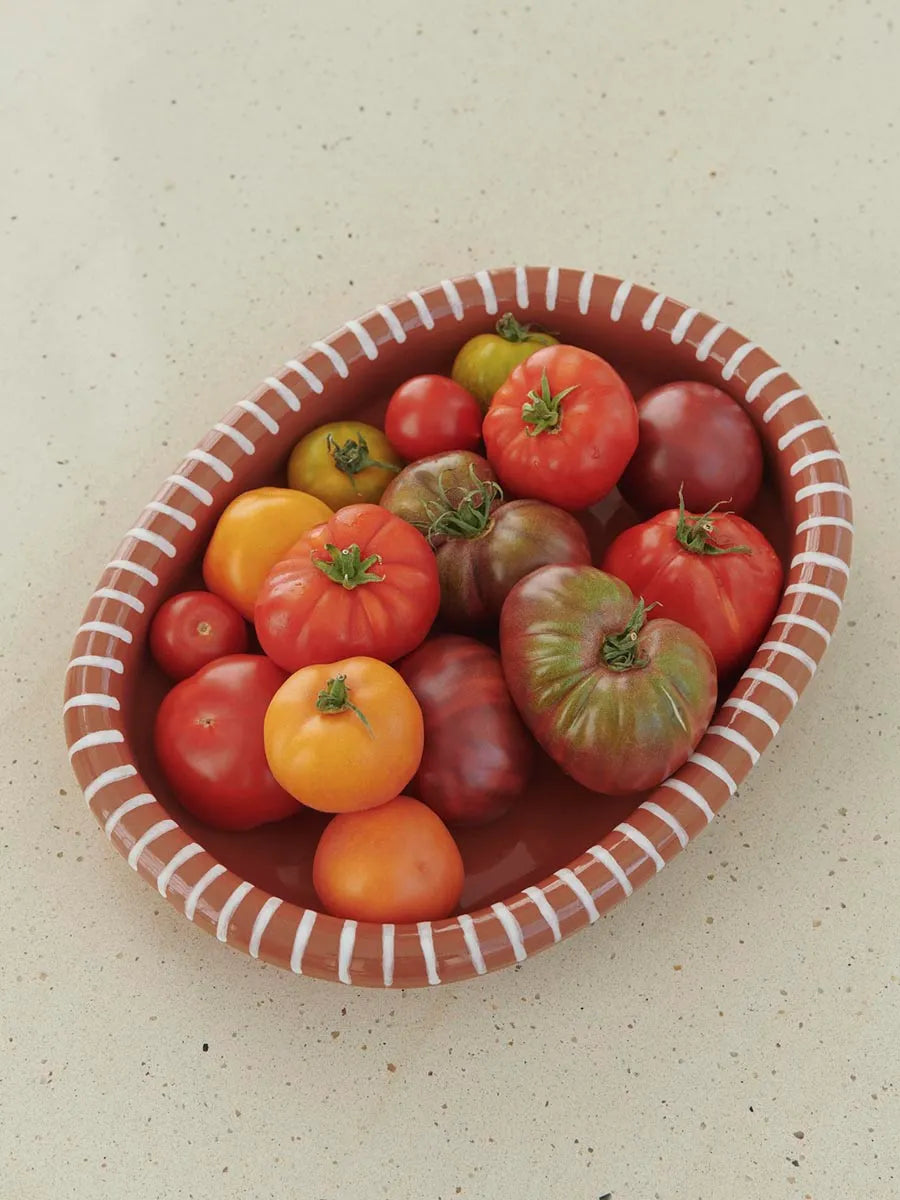 Barro Oval Dish, large fra Hay