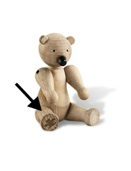 Ben til Bjørn af Kay Bojesen - Bagben med logo - Jacobsen Plus