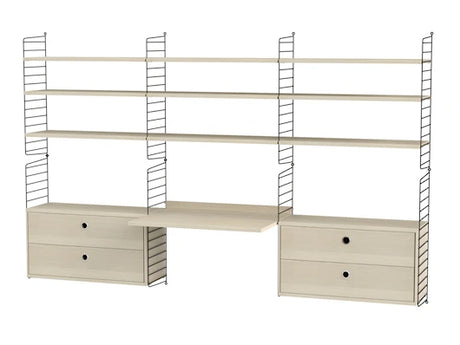 Kontor, bundle F fra String - Sort - ask - Jacobsen Plus