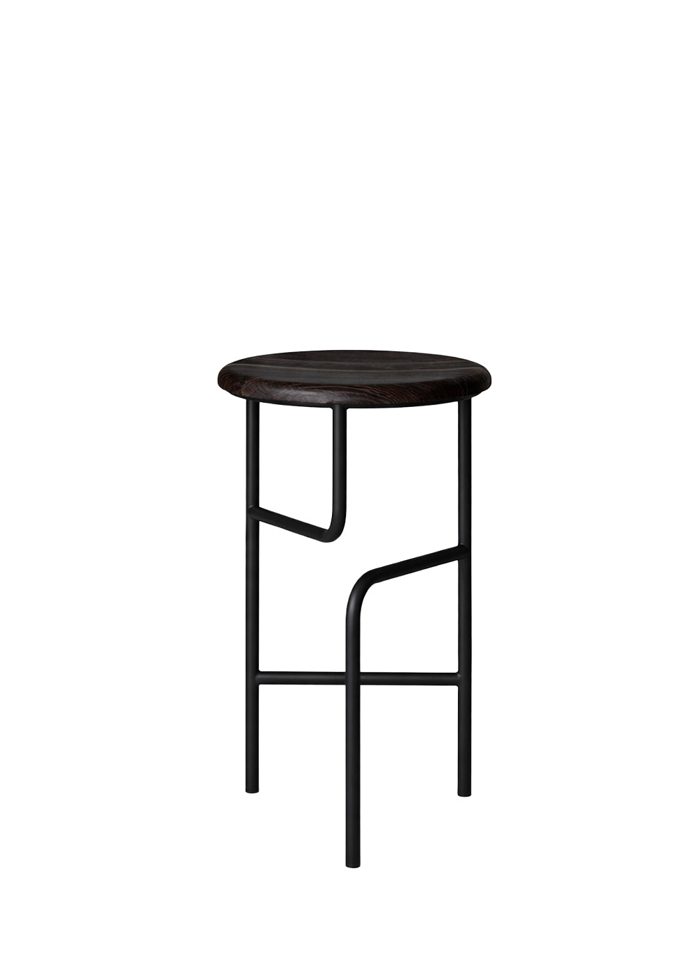 Blend Stool High Oak black fra Stellar Works - 1 - Jacobsen Plus