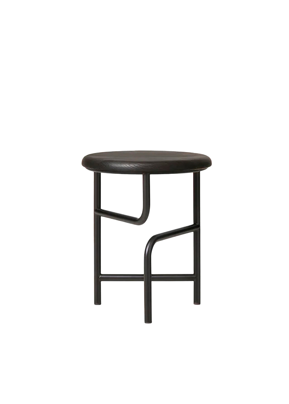 Blend Stool W Oak black fra Stellar Works