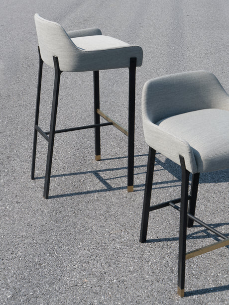 Blink Bar stool SH750 Steelcut Trio 124 HR Black sand/gold fra Stellar Works - 3 - Jacobsen Plus