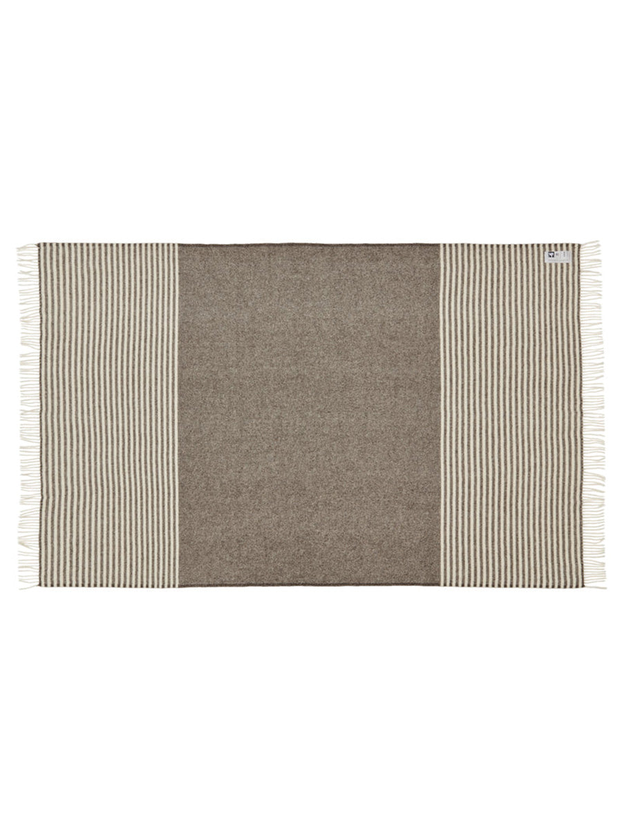 Bogø Plaid, earth brown fra Silkeborg Uldspinderi - 2 - Jacobsen Plus