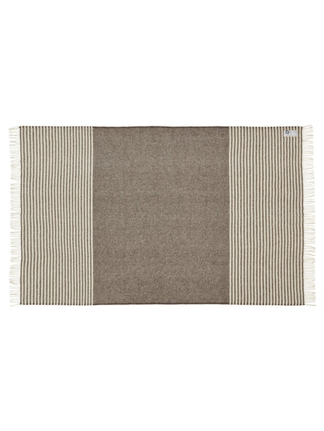 Bogø Plaid, earth brown fra Silkeborg Uldspinderi - 2 - Jacobsen Plus