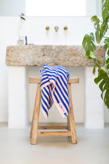 Naram towel - Dazzling blue & Rose fra Bongusta - 3 - Jacobsen Plus