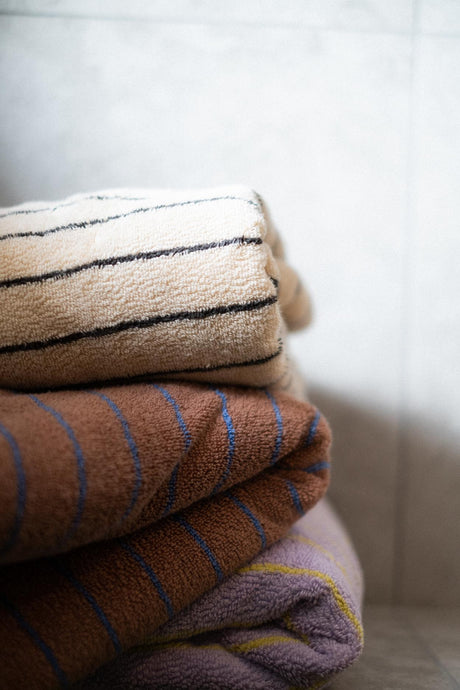 Naram towel - Creme & Ink fra Bongusta - 30 x 30 cm - Jacobsen Plus