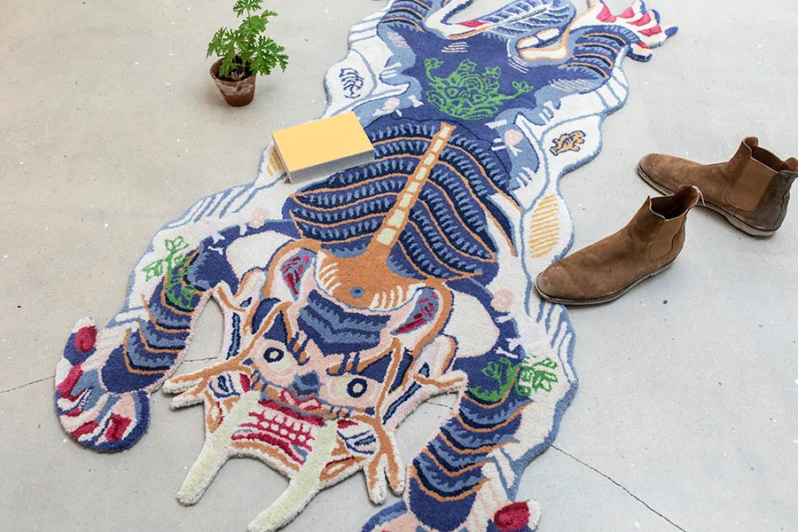 Burma Dragon Rug Large fra Bongusta