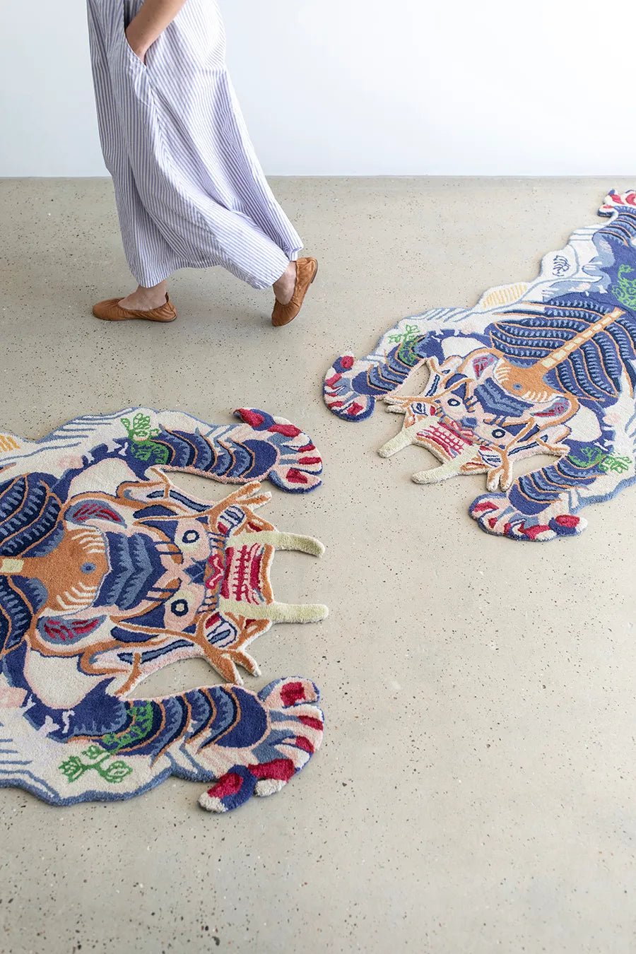 Burma Dragon Rug Large fra Bongusta