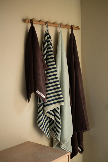 Naram towel - Coffee fra Bongusta - 30 x 50 cm - Jacobsen Plus