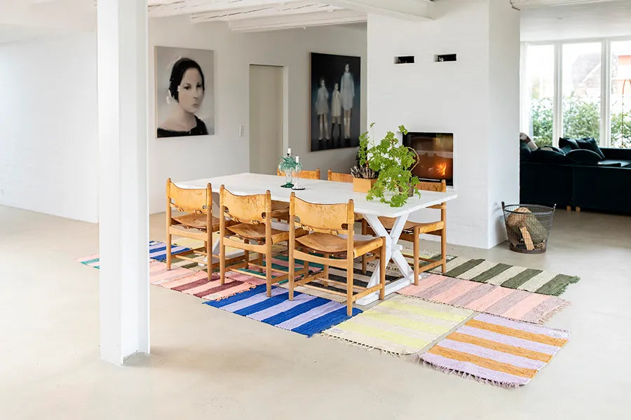 Chindi tæppe, 60x90 cm fra Bongusta