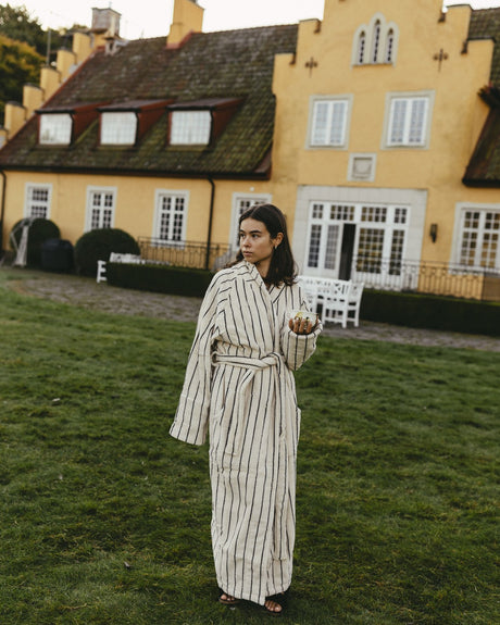 Naram badekåbe, Creme & ink fra Bongusta - 1 - Jacobsen Plus