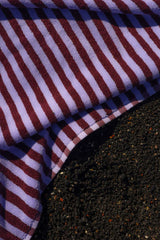 Bongusta - Naram towel, Wine & Lavender Blue - 4 - Jacobsen Plus