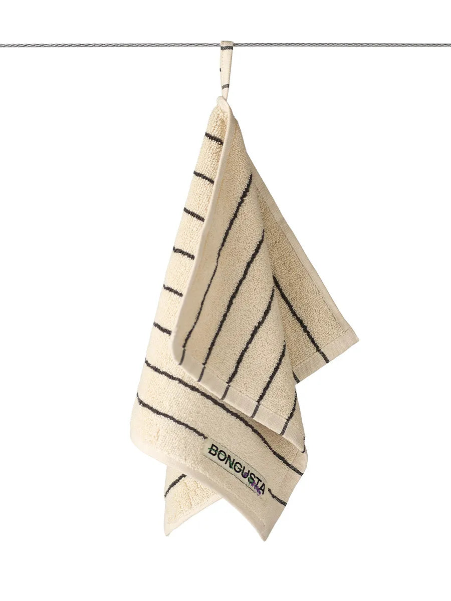 Naram towel - Creme & Ink fra Bongusta