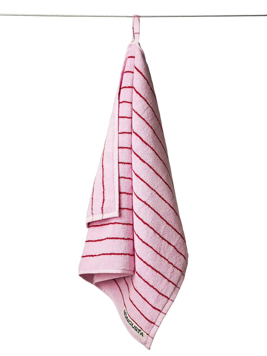 Naram towel - Baby pink & Ski patrol fra Bongusta