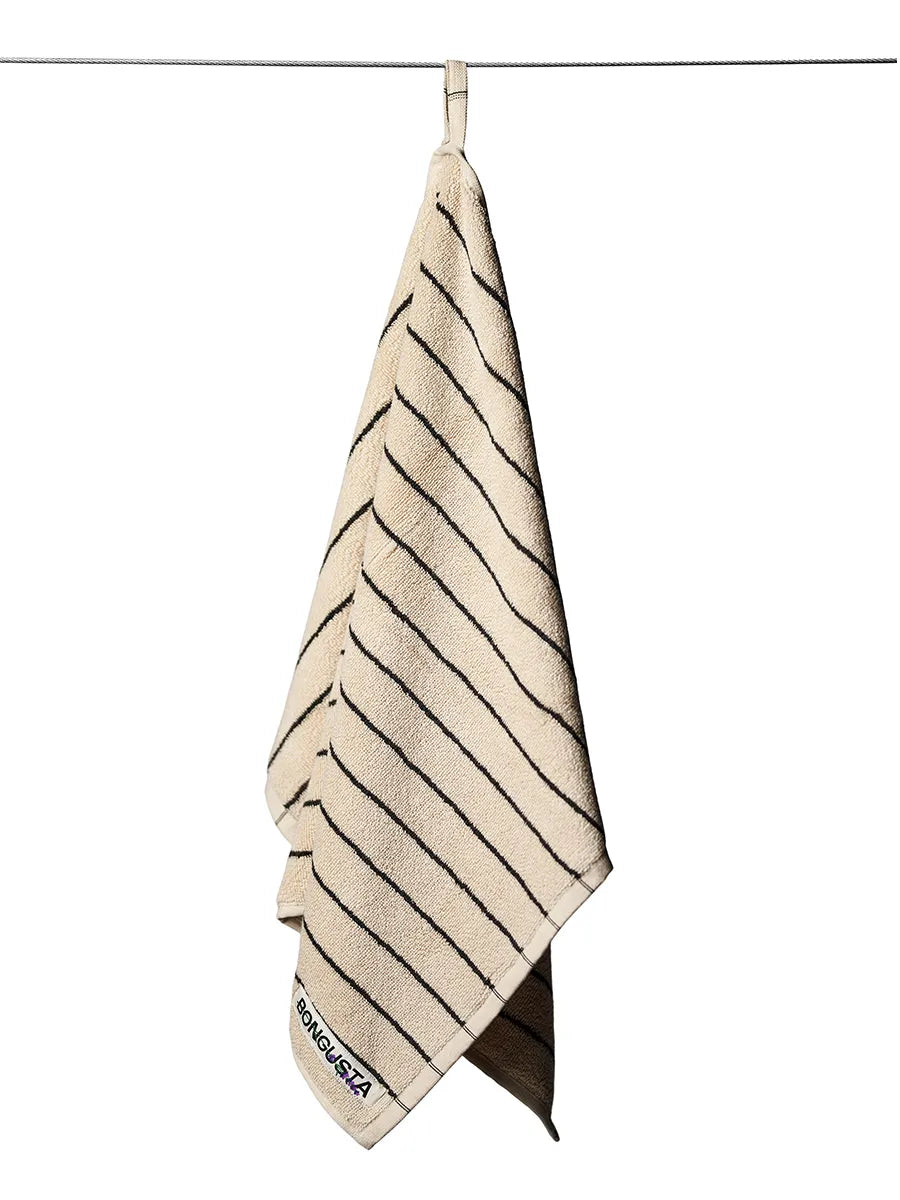 Naram towel - Creme & Ink fra Bongusta