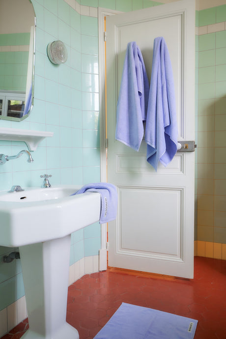 Naram towel - Lavender Blue fra Bongusta - 50 x 80 cm - Jacobsen Plus