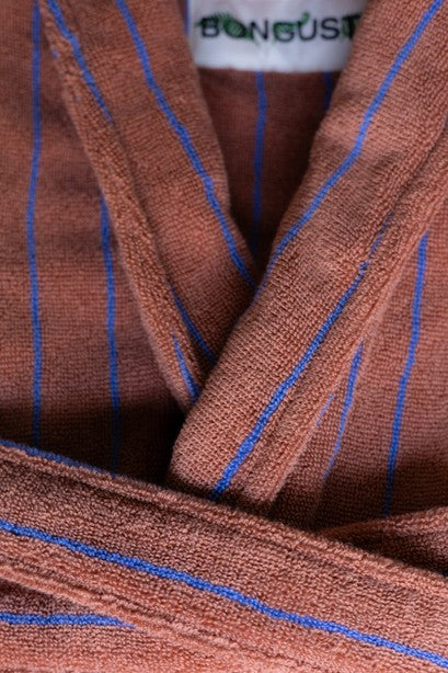 Naram badekåbe, Camel & Ultramarine fra Bongusta - S-M - Jacobsen Plus