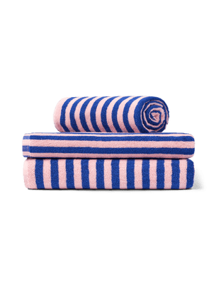 Naram towel - Dazzling blue & Rose fra Bongusta - 1 - Jacobsen Plus