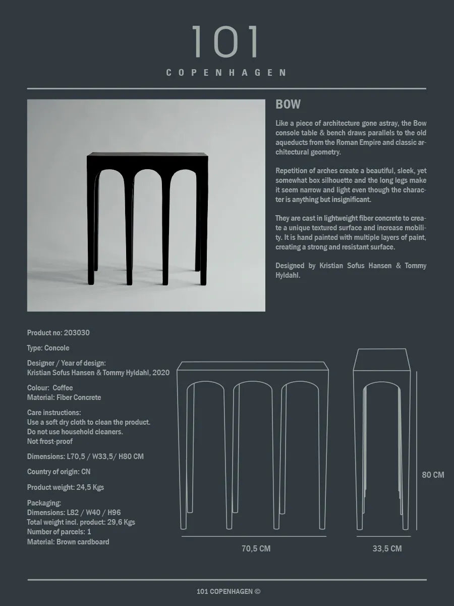 Bow Console, coffee fra 101 Copenhagen