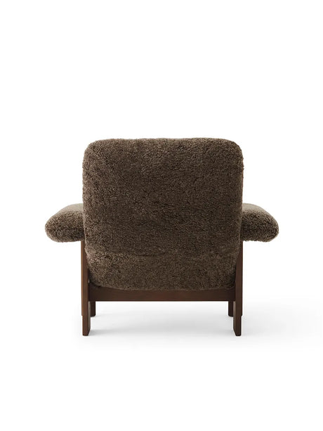Brasilia Lounge Chair, Dark Stained Oak Sheepskin Root fra Audo Copenhagen - 5 - Jacobsen Plus