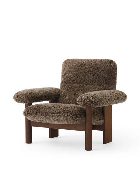 Brasilia Lounge Chair, Dark Stained Oak Sheepskin Root fra Audo Copenhagen - 4 - Jacobsen Plus