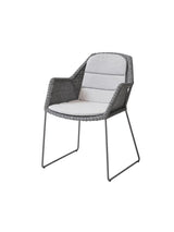 Breeze Havestol m. Meder Stel fra Cane-line - Light grey / Light grey, Cane-line Natté - Jacobsen Plus