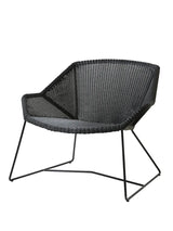 Breeze Loungestol fra Cane-line - Black / Ingen hynde - Jacobsen Plus