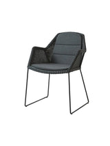 Breeze Havestol m. Meder Stel fra Cane-line - Black / Black, Cane-line Natté - Jacobsen Plus