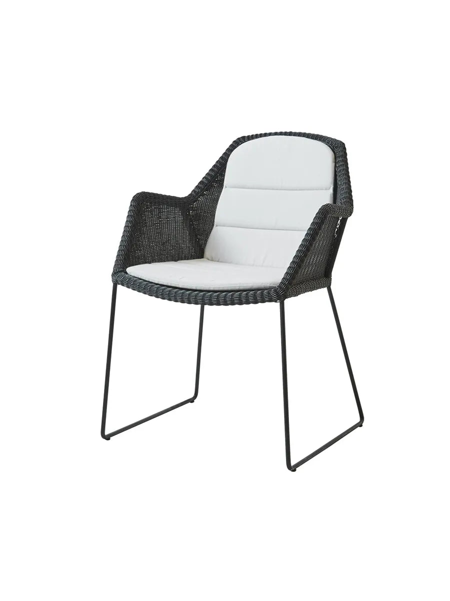 Breeze Havestol m. Meder Stel fra Cane-line - Black / White, Cane-line Natté - Jacobsen Plus