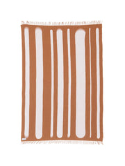 Brush Plaid, tan/milk fra raawii