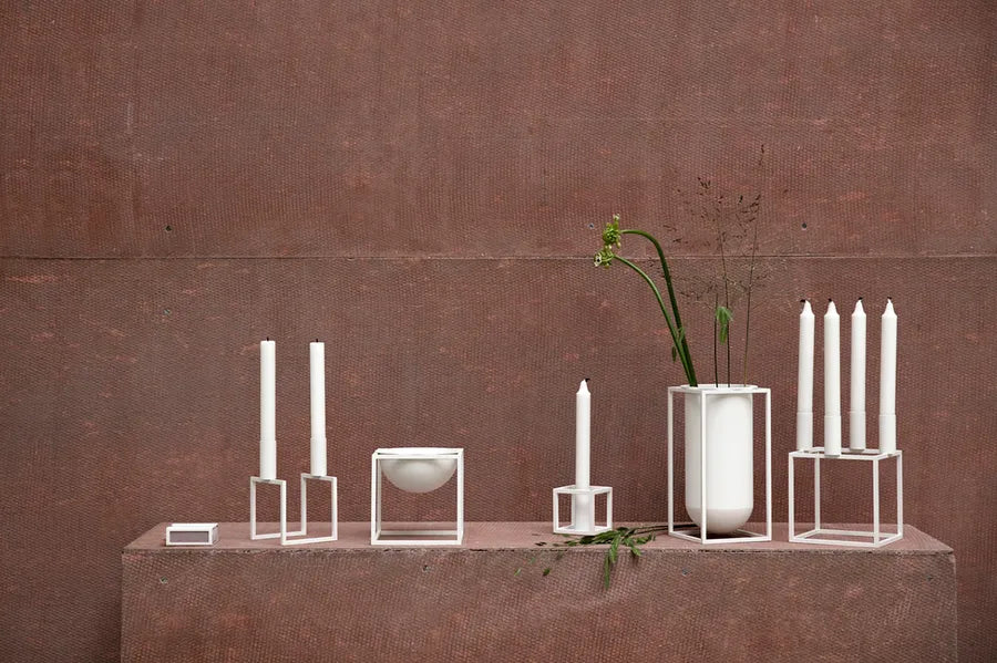 Kubus Vase Lolo, hvid fra Audo Copenhagen - 4 - Jacobsen Plus