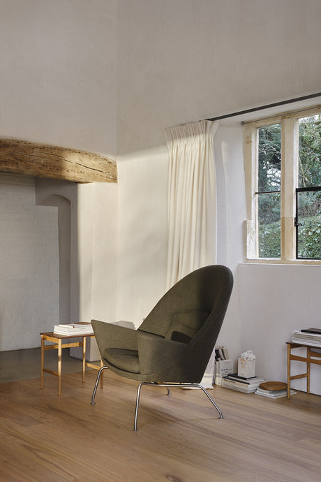 CH468 Oculus Chair af Hans J. Wegner - Tekstil: Mood 1101 - Jacobsen Plus