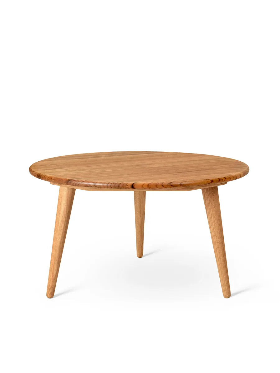 CH008 Sofabord, olieret teak/eg af Hans J. Wegner