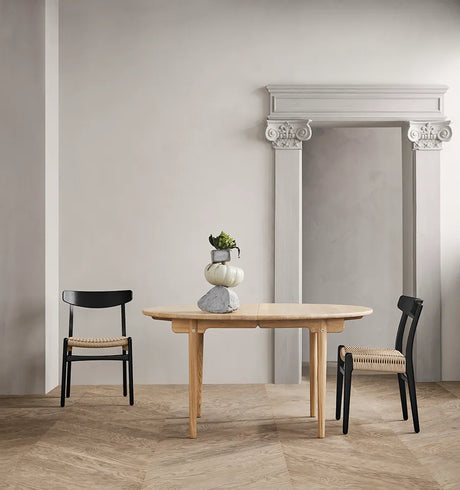 CH23 Spisestol, sort eg af Hans J. Wegner - 5 - Jacobsen Plus