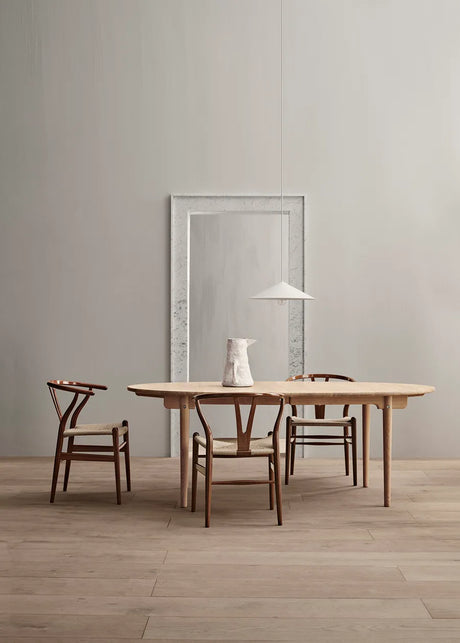 Tillægsplade til CH338/CH339 borde af Hans J. Wegner - MDF / Sort - Jacobsen Plus