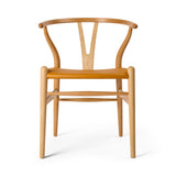 Y-stol CH24P, Bøg olie med Loke 7050 læder af Hans J. Wegner - 1 - Jacobsen Plus