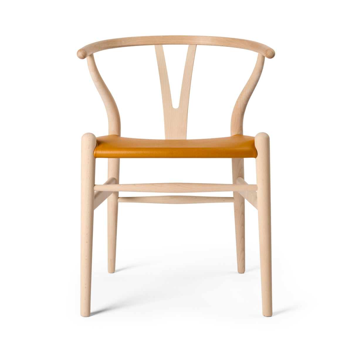 Y-stol CH24P, Bøg sæbe med Loke 7050 læder af Hans J. Wegner - 1 - Jacobsen Plus