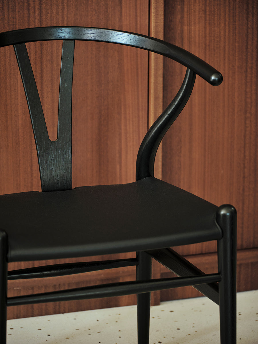 Y-stol CH24P, Sort eg med Thor 301 læder af Hans J. Wegner - 3 - Jacobsen Plus