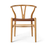 Y-stol CH24P, Eg olie med Loke 7060 læder af Hans J. Wegner - 1 - Jacobsen Plus
