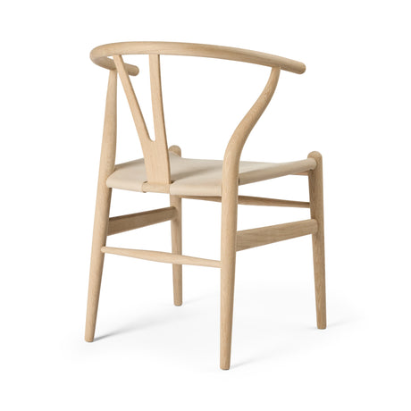 Y-stol CH24P, Eg sæbe med Terra 20364 læder af Hans J. Wegner - 2 - Jacobsen Plus