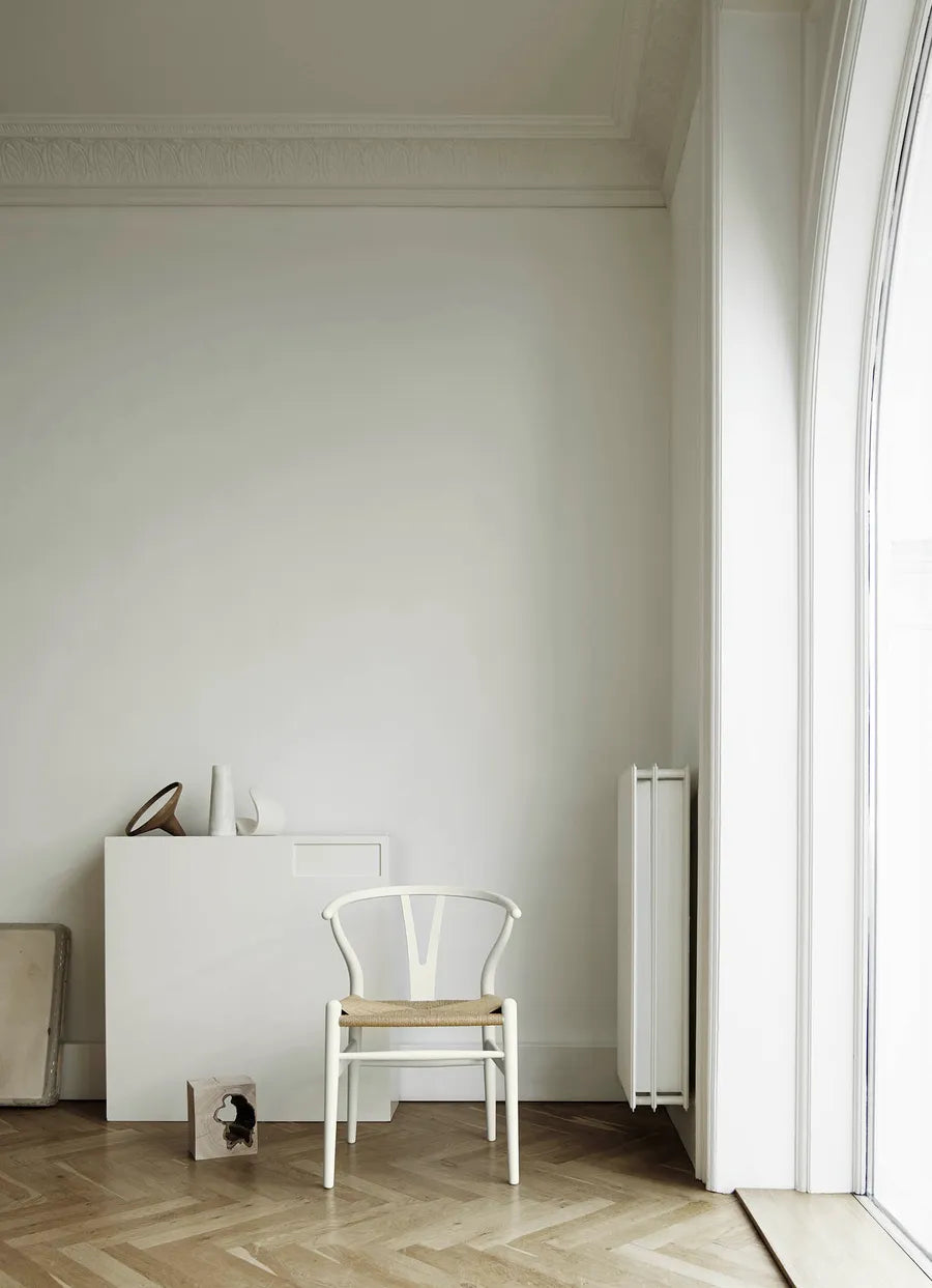 Y-stol CH24 Soft Natural White af Hans J. Wegner