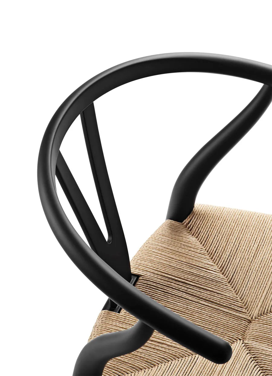 Y-stol CH24 Soft Black af Hans J. Wegner