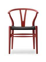 Y-stol CH24 Soft Falu med sort flet af Hans J. Wegner