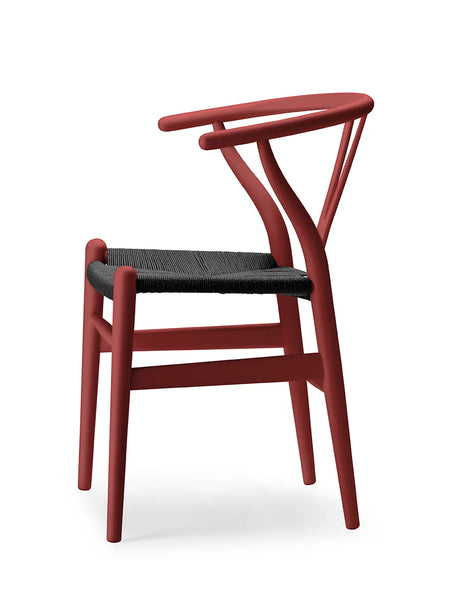 Y-stol CH24 Soft Falu med sort flet af Hans J. Wegner - 3 - Jacobsen Plus