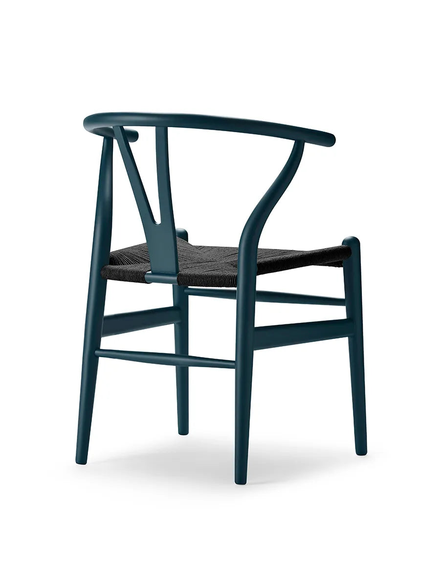 Y-stol CH24 Soft North Sea med sort flet af Hans J. Wegner
