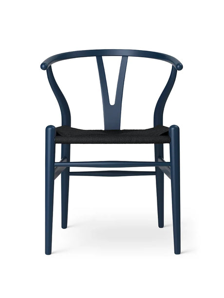 Y-stol CH24 Soft Blue med sort flet af Hans J. Wegner - 1 - Jacobsen Plus
